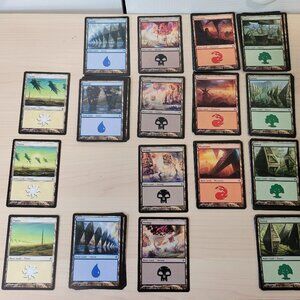MTG Bundle 49 MAGIC THE GATHERING Rise of Eldrazi 2010 Land Cards, Incomplete